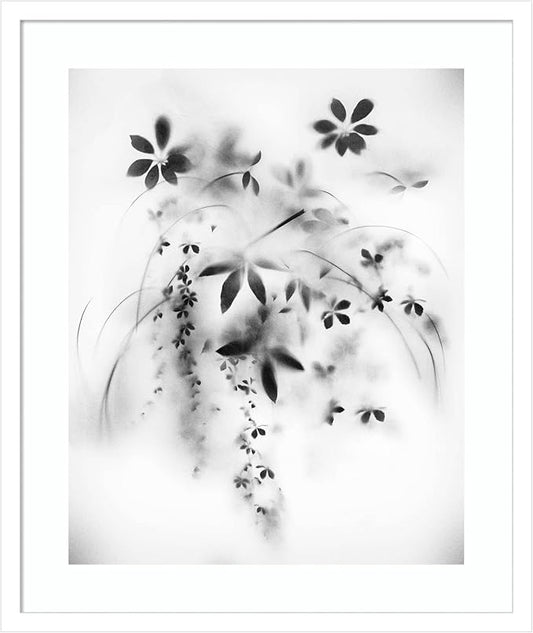 Amanti Art Framed Wall Art Print 25x21 Natural Floral Veil by Teis Albers, Nature Wall Art, Modern Contemporary Decor, Medium Poster Painting Artwork for Living Room, Bedroom, Bathroom, Kitchen,