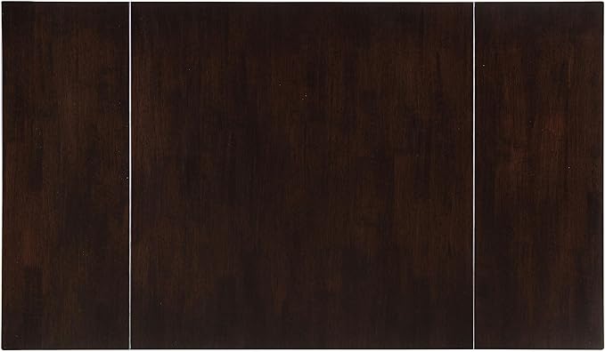 Coaster Home Furnishings - Kelso - Asian Hardwood and MDF - Rectangular Dining Table with Extension Leaf - Kitchen, Dining Room - 52-Inch - Cappuccino - 190821