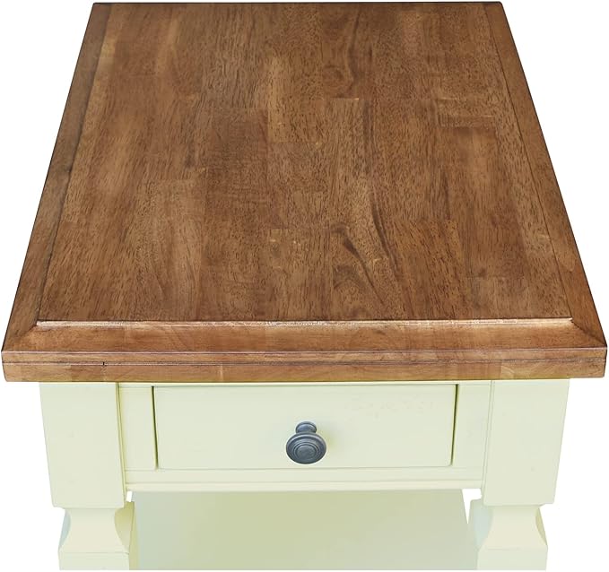 IC INTERNATIONAL CONCEPTS Vista Solid Wood End Table