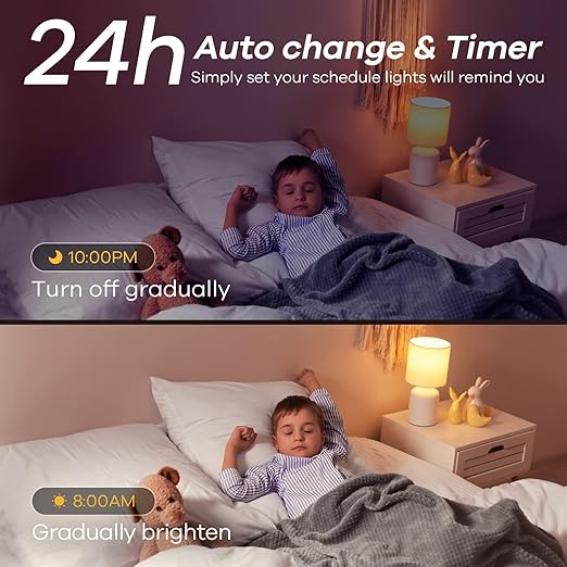 Linkind Matter Smart Light Bulbs 4 Pack with Linkind Matter Smart Plug 2 Pack