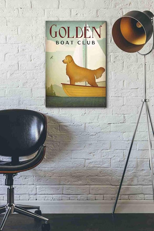 Epic Graffiti 'Golden Sail' by Ryan Fowler, Canvas Wall Art, 18"x26"
