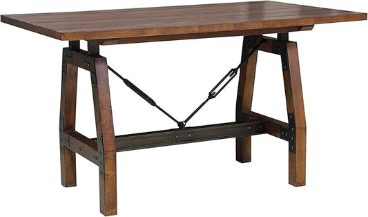 Homelegance Beechnut Counter Height Table, Brown