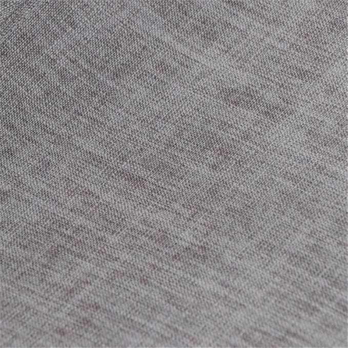 Great Deal Furniture Noble House Caden Mid Century Fabric Dining Chair in Light Gray (Set of 2)