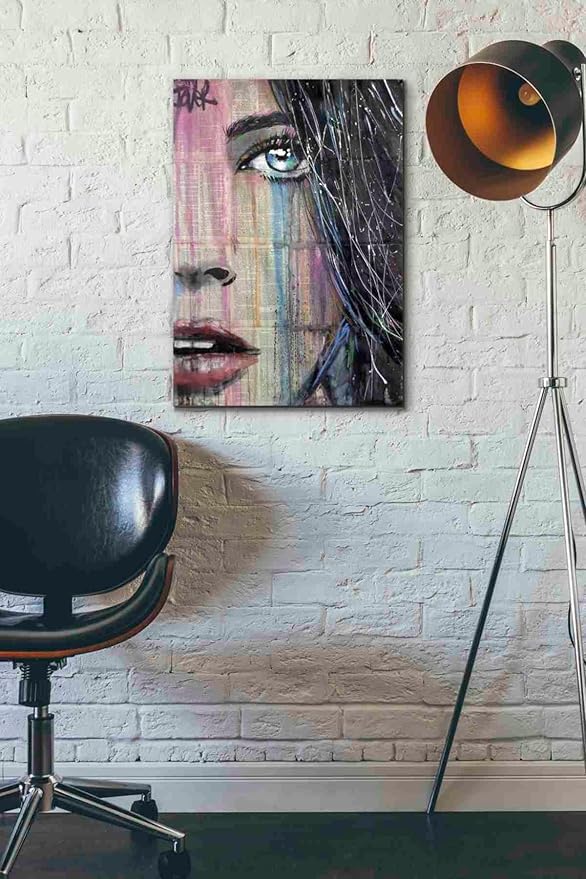 Epic Graffiti 'Fahrenheit' by Loui Jover, Canvas Wall Art, 18"x26"