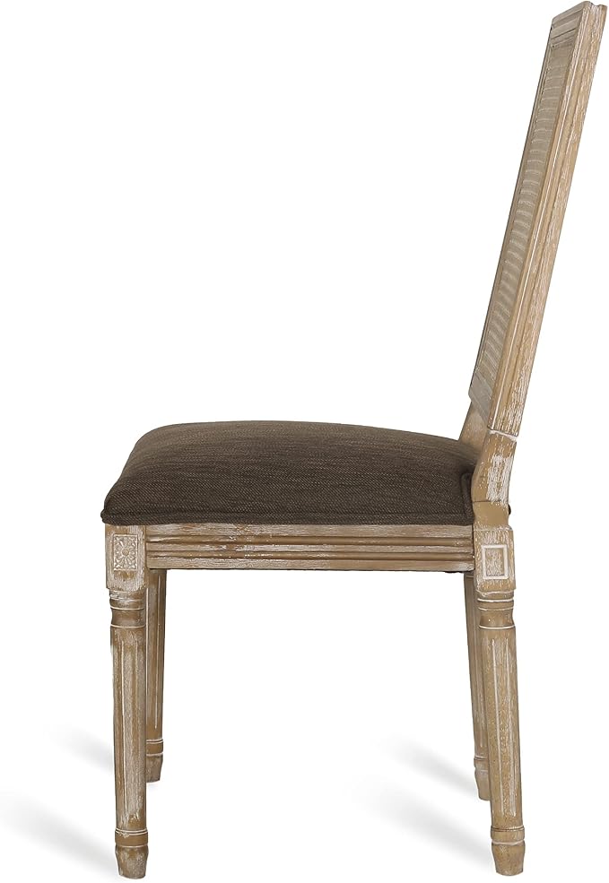 Christopher Knight Home Regina Dining Chair, Brown + Natural