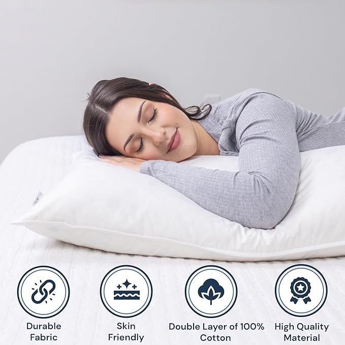 Luxury Premium Polyester Full Body Pillows for Adults - 3 Different Sizes for All!