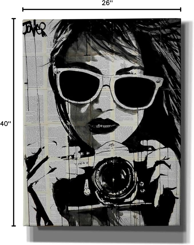 Epic Graffiti 'Shoot' by Loui Jover, Canvas Wall Art, 26"x40"