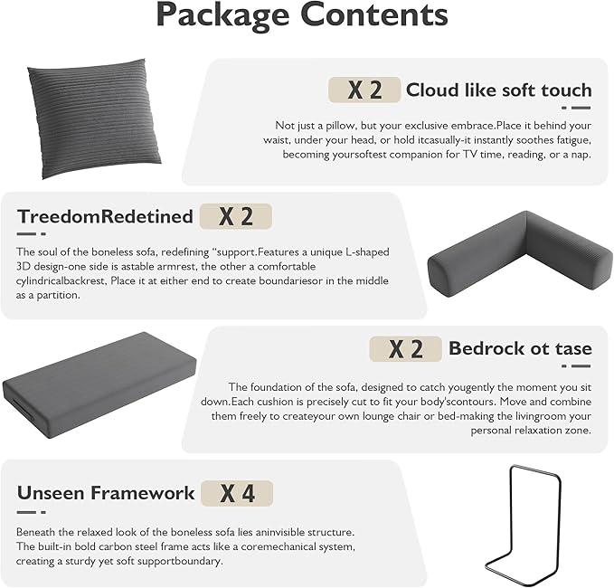 59in Convertible Sofa Bed, Corduroy Boneless Couch Bed, Futon Sleeper Sofa Pull Out Bed, Foldable Couch for Living Room Apartment, No Assembly Required