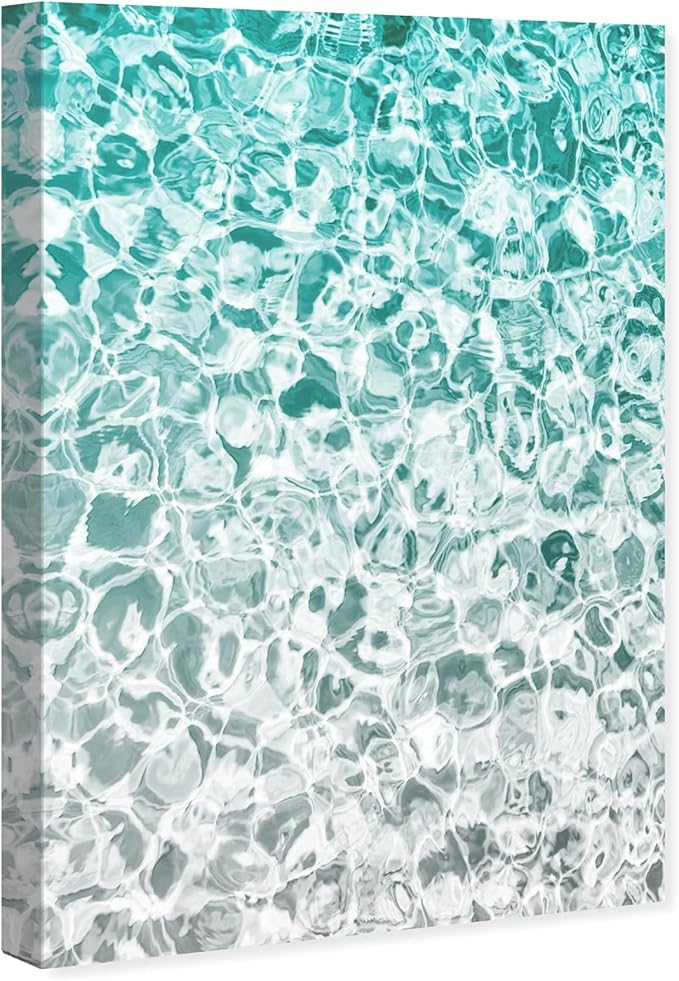 The Oliver Gal Artist Co. Nautical and Coastal Wall Art Canvas Prints 'Clear Aqua Waters' Coastal