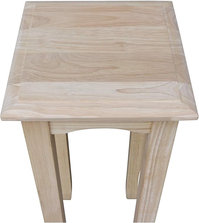 International Concepts 30" High Unfinished Tea Table