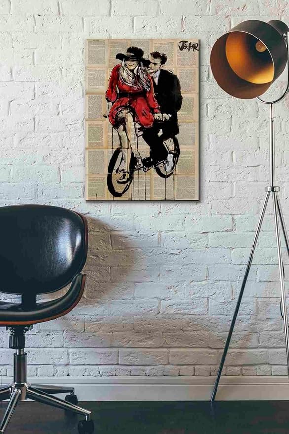 Epic Graffiti 'Days In Bliss' by Loui Jover, Canvas Wall Art, 18"x26"