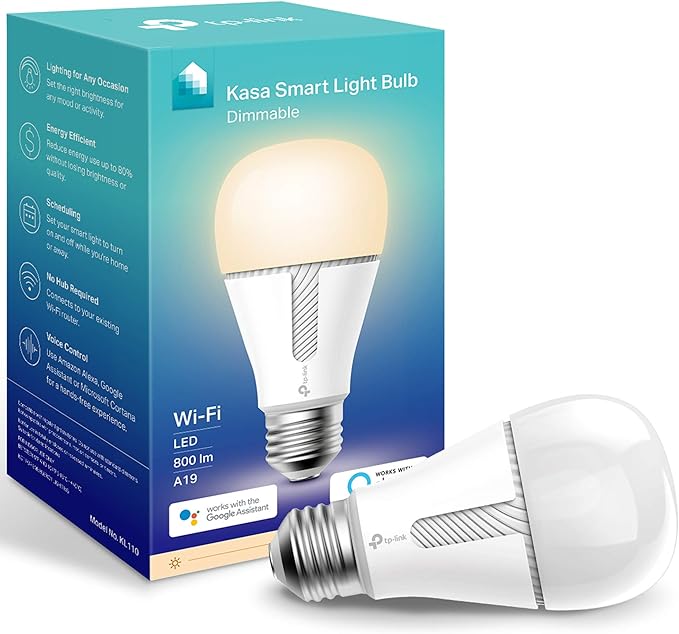 Kasa Smart Light Bulb KL110 Plug HS103P2 Bundle