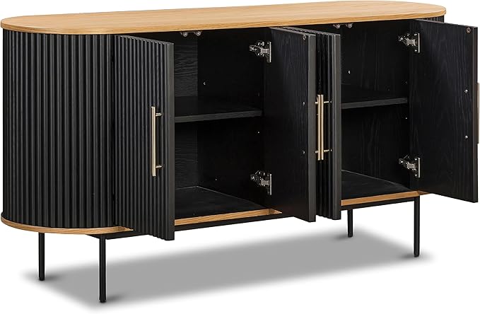Poly & BARK Noir Sideboard in Black