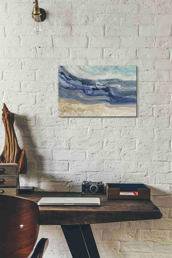 Epic Graffiti 'Currents' by Albena Hristova, Canvas Wall Art, 18"x12"