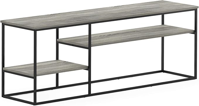 Furinno Moretti Modern Lifestyle TV Stand, French Oak Grey