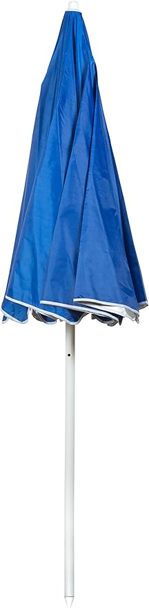 6.5' Portable Beach and Sports Umbrella by Trademark Innovations (Blue)