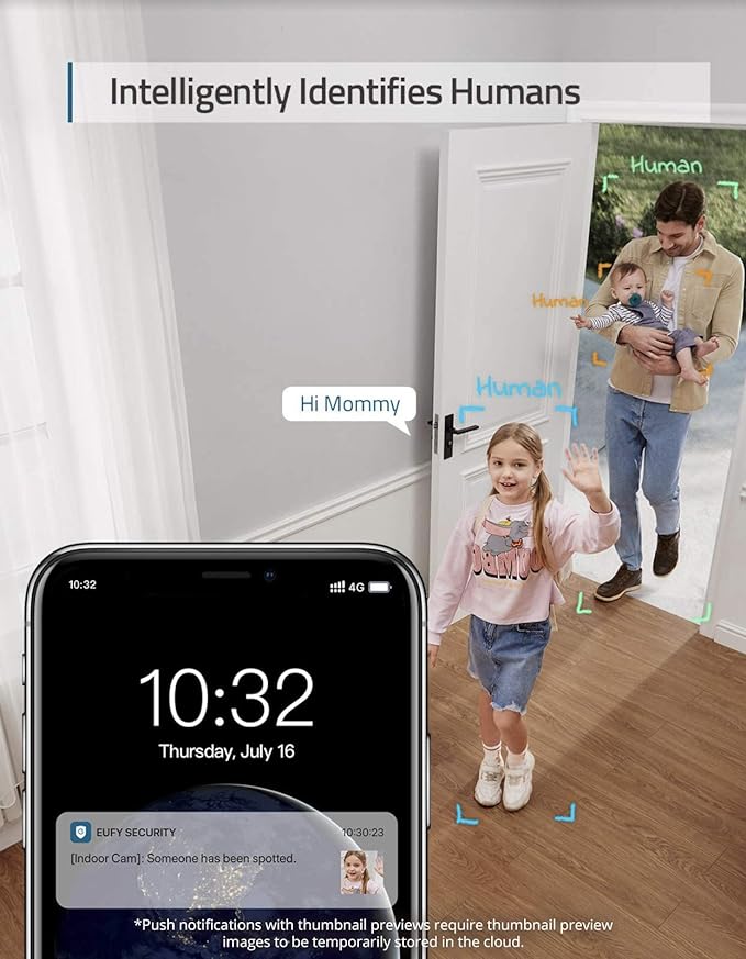eufy Security Indoor Cam E220, Pan & Tilt Indoor Cam S350, Dual Cameras, 4K UHD Resolution Security Camera with 8× Zoom and 360° PTZ