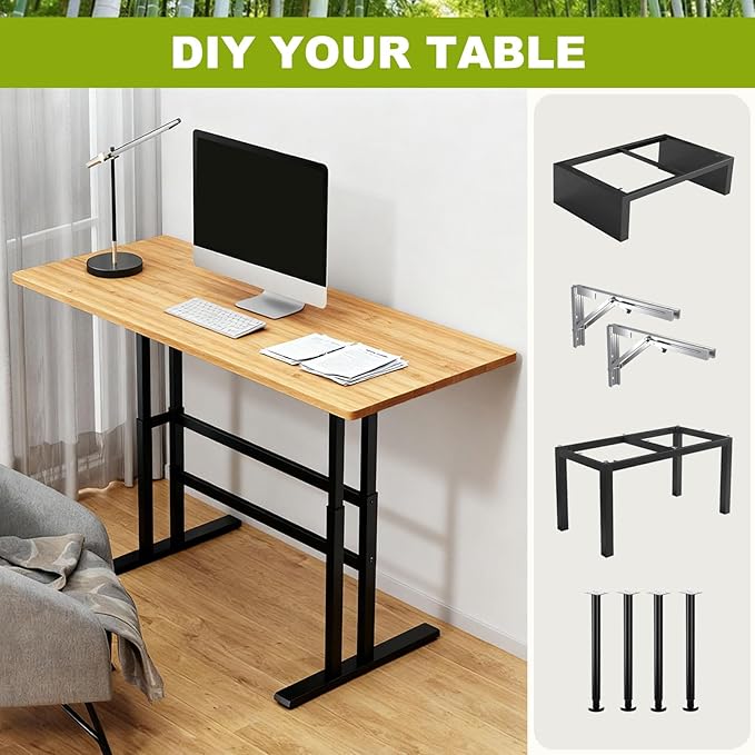 Universal Solid Wood Tabletop, 23.6"x23.6"x0.8" DIY Multi-Purpose Desktop, Rectangular Countertop for Washer Stand, Shelf Board, Workbench & Dining Table, Compatible with Standing Desk Bases