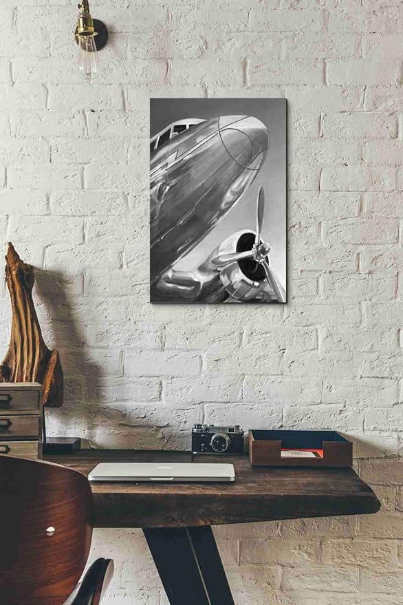 Epic Graffiti 'Aviation Icon I' by Ethan Harper Canvas Wall Art, 12"x16"