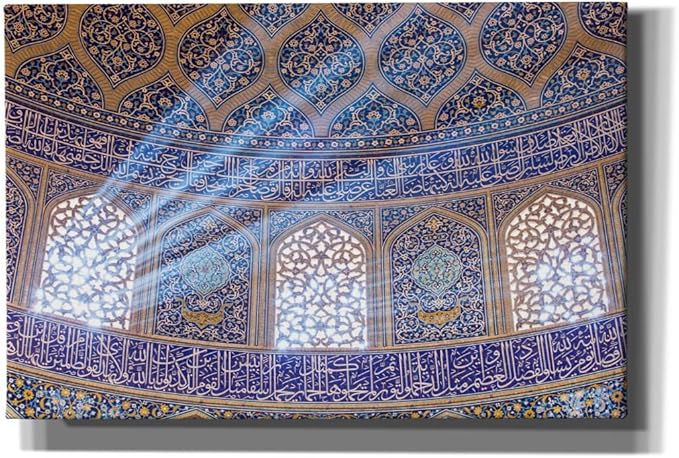 Epic Graffiti 'Sheikh Lotfollah Mosque at Isfahan Iran' by Epic Portfolio, Canvas Wall Art, 18"x12"