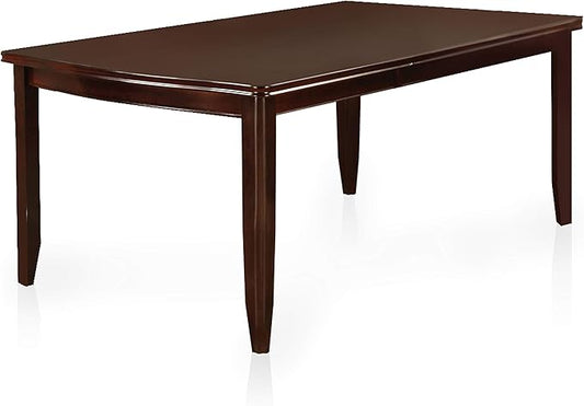 24/7 Shop at Home Harrimon Rustic Extendable Dining Table, Espresso