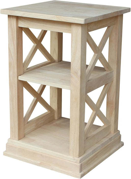 International Concepts Hampton Accent Table Includes Shelves