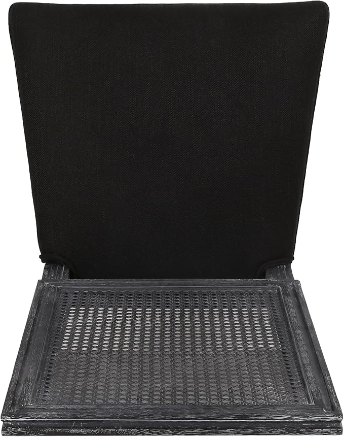 Christopher Knight Home Regina Dining Chair, Black + Gray