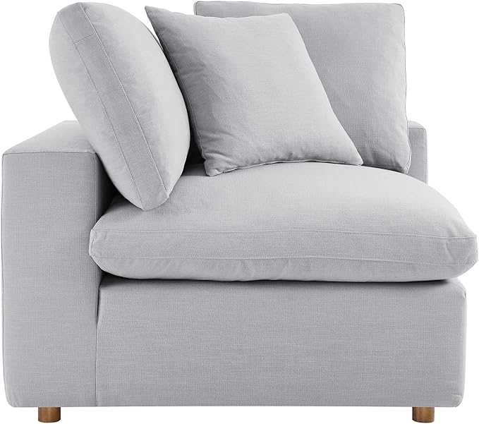 Modway Commix Down-Filled Overstuffed Upholstered 5-Piece Sectional Sofa Set