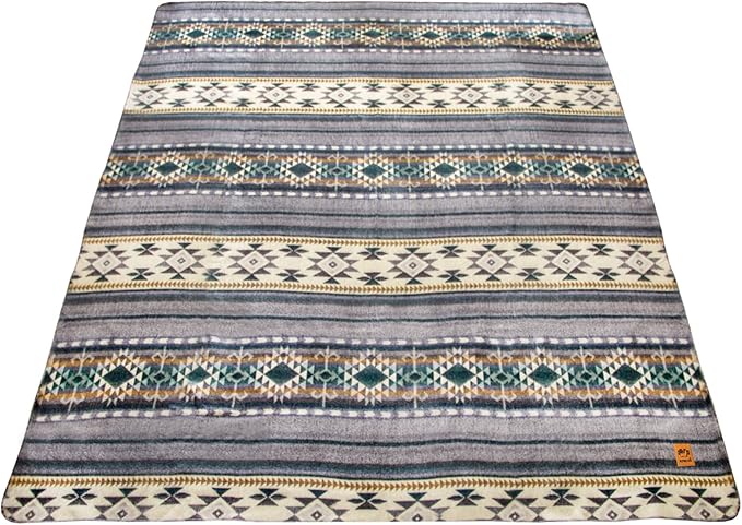 Alpaca Wool Blanket | King Size Throw Blanket | 90 x 75 inches | Soft, Hypoallergenic and Breathable | Lightweight Warm Blanket | Bed, Couch, Outdoor or Picnic (Dark Gray)