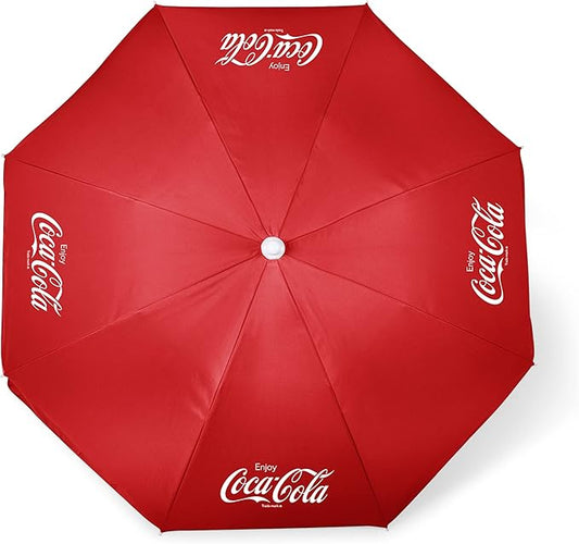 PICNIC TIME Outdoor Canopy Sunshade Beach Umbrella 5.5', Small Patio Umbrella, Beach Chair Umbrella