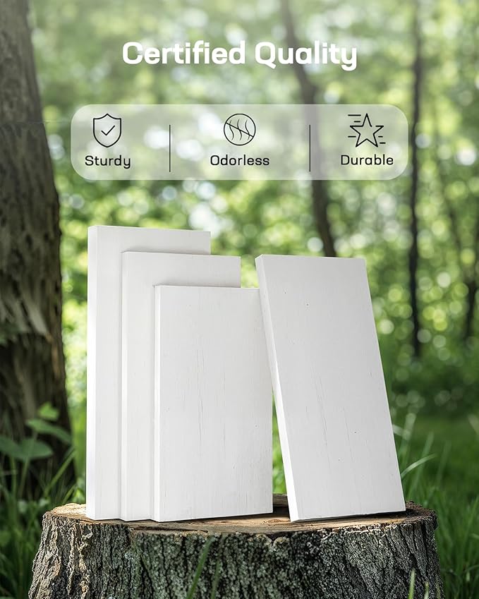 Marsail 5 Drawer Dresser for Bedroom, Modern Farmhouse Wood Wide Chest of Drawers, Storage Dressers Organizer with Anti-Slip Kit for Living Room, Bedroom & Hallway, Wood White