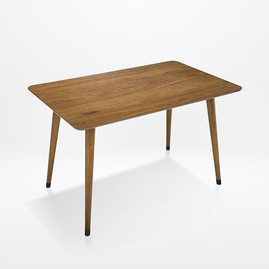 Acacia Wilma 48" Solid Wood Dining/Kitchen Table - Natural Oak, Perfect for Dining Room, Patio, or Work Desk