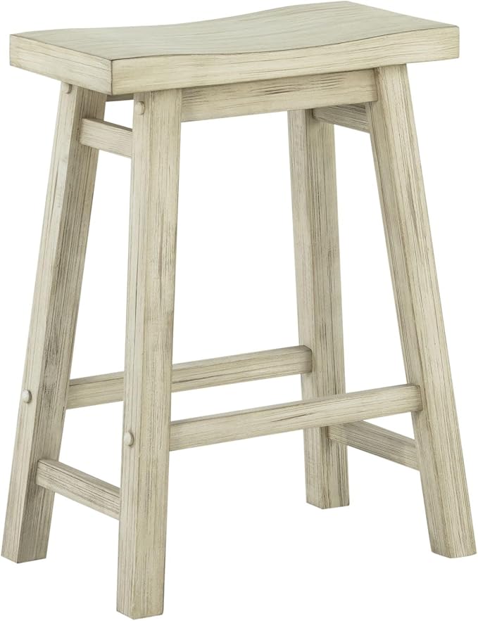 Boraam Sonoma Backless Saddle Counter Stool - Sawgrass Finish