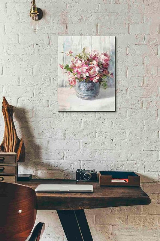 Epic Graffiti 'Garden Blooms I' by Danhui Nai, Canvas Wall Art, 12"x16"