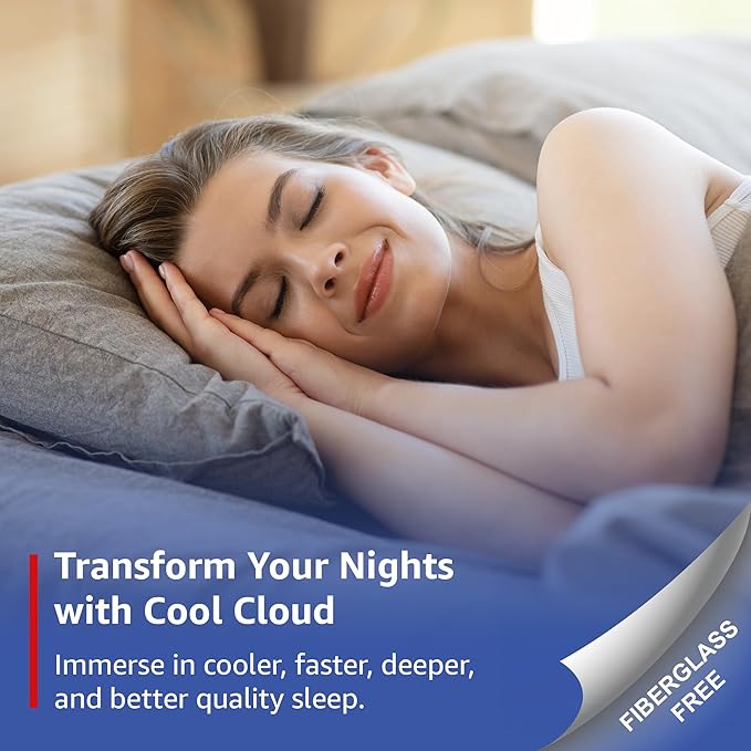 ROOST SLEEP Cool Cloud 14-Inch Full Mattress, Gel Memory Foam for Back Pain Relief & Cool Sleep, Medium Plush, CertiPUR-US Certified, Made in USA, Bed in a Box