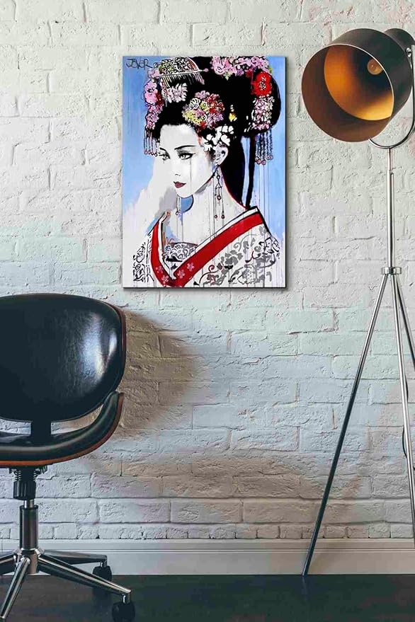 Epic Graffiti 'Empress' by Loui Jover, Canvas Wall Art, 18"x26"