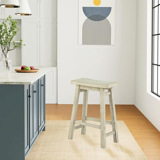 Boraam Sonoma Backless Saddle Counter Stool - Sawgrass Finish
