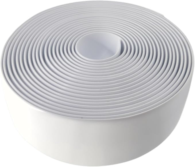 20' ft x2 Inch Wide Vinyl Strapping Replacement Straps Vinyl Straps for Patio Chairs Repair for Outdoor Lawn Furniture Matte Finish (White) + 20 Rivets