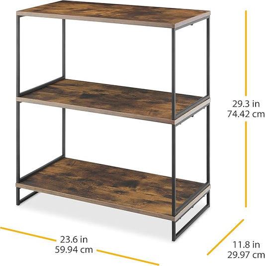 Whitmor Modern Industrial 3 Tier Shelf