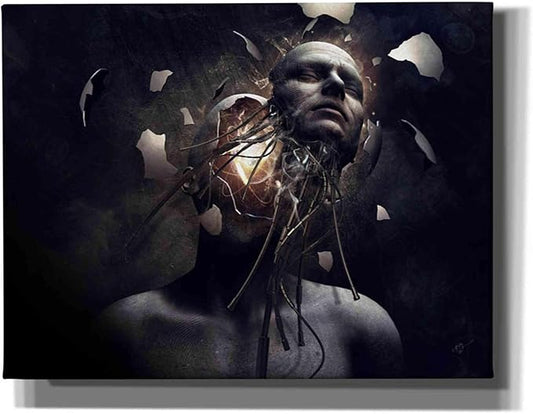 Epic Graffiti 'New Day' by Cameron Gray, Canvas Wall Art, 34"x26"