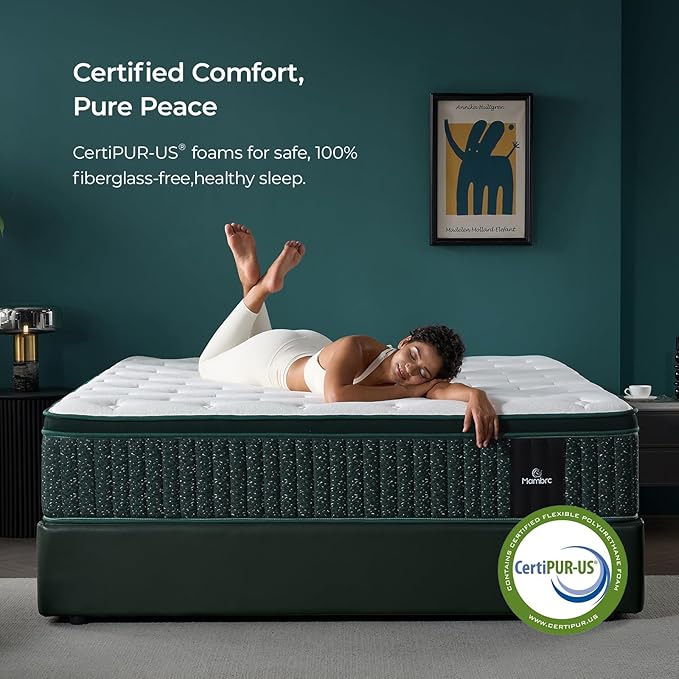 14 Inch King Mattress in a Box – Medium Firm Hybrid with Cooling Gel Memory Foam & Pocketed Coils – Balanced Support, Pressure Relief & Low Motion Isolation