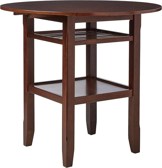 Acme Tartys Counter Height Table in Cherry