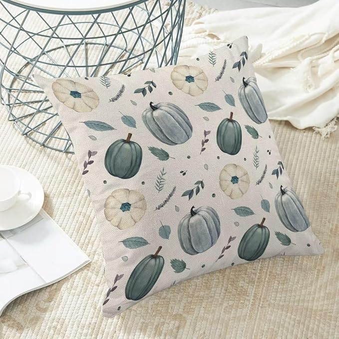 BETGINY Fall Pillow Covers 18X18 Inch Set of 2 Autumn Pumpkin Decorative Throw Pillow Covers Farmhouse Fall Decor Harvest Throw Pillow Cover Thanksgiving Decorations for Sofa Couch Home
