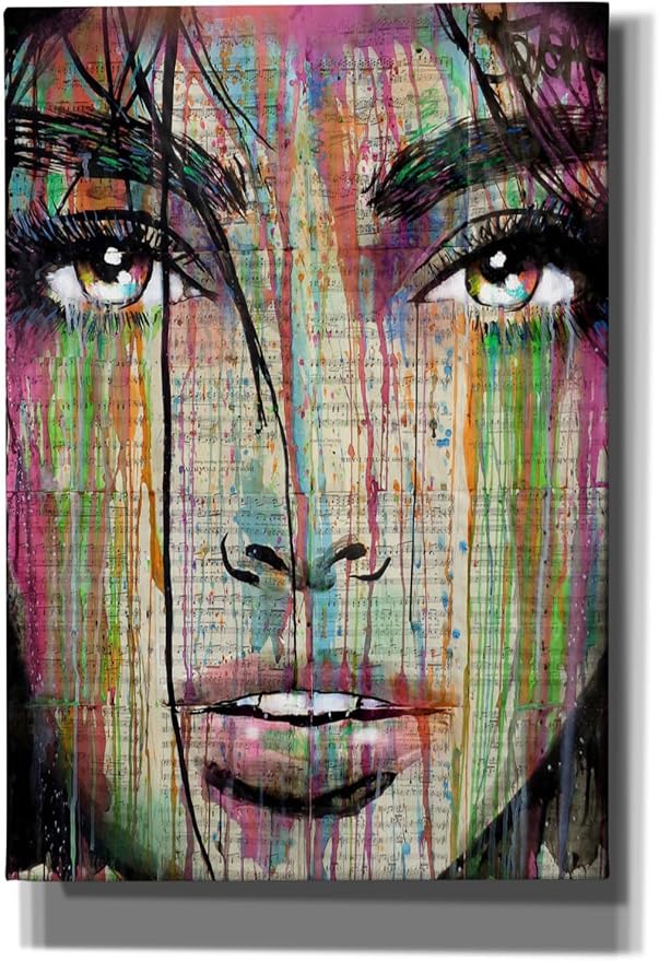 Epic Graffiti 'Dark Kisses' by Loui Jover, Canvas Wall Art, 18"x26"