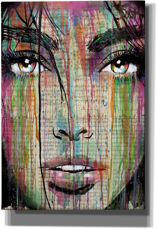 Epic Graffiti 'Dark Kisses' by Loui Jover, Canvas Wall Art, 18"x26"