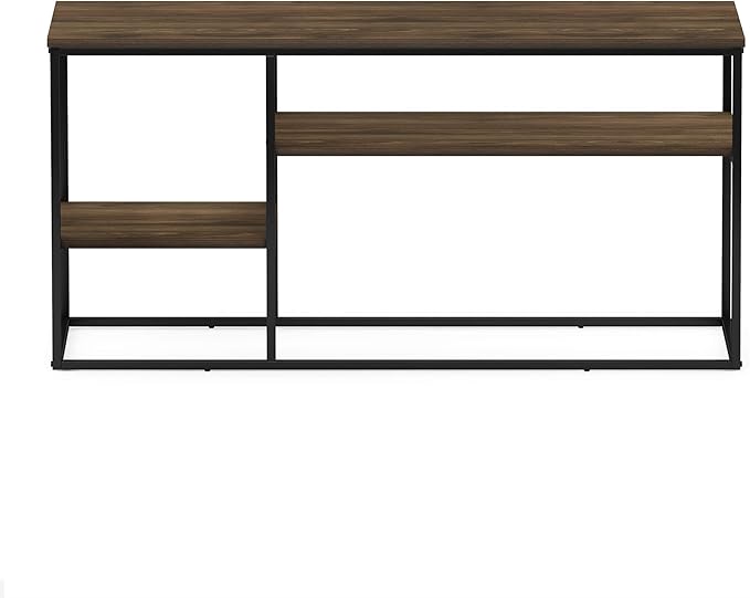 FURINNO Moretti Modern Lifestyle TV Stand, Columbia Walnut