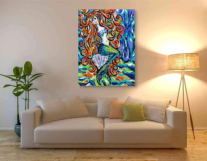 Epic Graffiti 'Ocean Friends III' by Carolee Vitaletti, Canvas Wall Art, 40"x54"