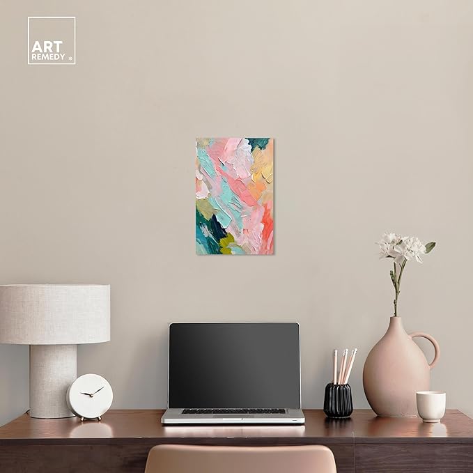 Art Remedy Pastel Layers Canvas Pastel Wall Art, Gallery Wrapped, 10" x 15"