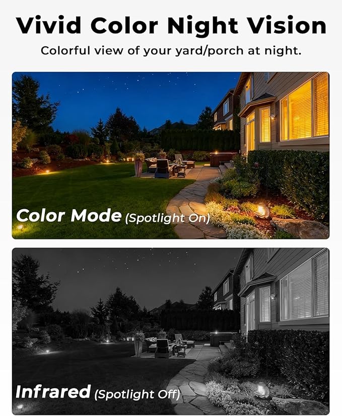 2K Light Bulb Camera Ourdoor, 5G/2.4G Wireless Outdoor Camera, Light Bulb Security Camera with AI Human Detection, Color Night Vision, Motion Alerts, 2-Way Audio, Compatible with Alexa