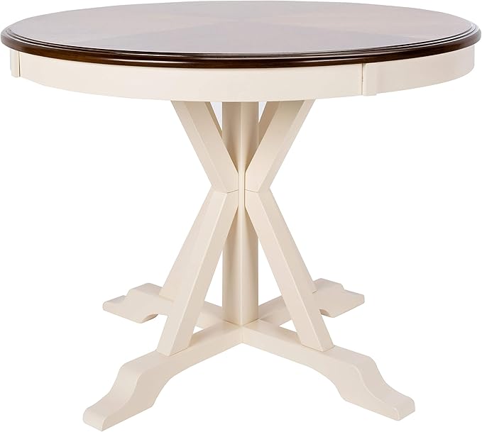 Safavieh Home Shay White and Natural 5-piece Dining Set